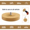 MIDO Professional Abrasive Eraser Wheel Decal Remover Tool Adhesive Remover for Cars with Pad & Adapter Graphics Removal Wheel - 1 Pack