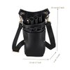Hairdressing Scissor Pouch Belt, Real Leather Salon Barber Hairdresser Shears Holster Hair Stylist Tools Bag with Adjustable Belt for Combs, Hair Clip