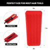 ZAXOP Resistant Silicone Mat Pouch for Flat Iron, Curling Iron,Hot Hair Tools (Red)