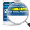 HealthA2Z® Extra Strength Pain Relief PM| Acetaminophen 500mg | Diphenhydramine 25mg | Pain Reliever & Nighttime Sleep Aid | Non-Habit Forming (150 Count (Pack of 1))