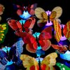 Honoson 36 Pieces 3D LED Butterfly Decoration Night Light Sticker Single and Double Wall Light for Garden Backyard Lawn Party Festive Party Nursery Bedroom Living Room