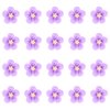 20Pcs Purple Small Flower Hair Clips for Women, Mini Flower Clips for Hair Flower Hair Pins Wedding Hair Accessories for Women Girls