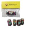 COMPACTINI Miniature Model Scale Set Dollhouse Accessories Beverage Can Beer Can Miniature Soda Can Miniature Bottle Miniature (Coffee Cans Miniature 4P)