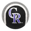 MLB Colorado Rockies TENNIS BALLS for DOGS & CATS - 2 piece set with Team Logo in Vibrant Team Color