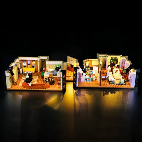 BRIKSMAX Led Lighting Kit for The Friends Apartments - Compatible with Lego 10292 Building Blocks Model- Not Include The Lego Set