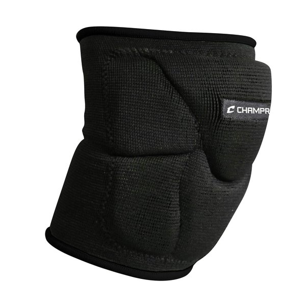 Champro Pro-Plus Low Profile Volleyball Knee Pad, Medium, Black, A2001BM