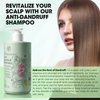 CNMOFAXIN Anti Dandruff Shampoo - Scalp Deep Cleansing, Excess Sebum Care, Natural Ingredients - For Women & Men, Treats Folliculitis, Seborrheic Dermatitis - Relieves Itchy, Dry Scalp 16.8 fl.oz