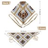Qlauca 3Pcs Bandanas for Women Crochet Headband Triangle Head Scarf for Women's Hair Cute Knitted Kerchief