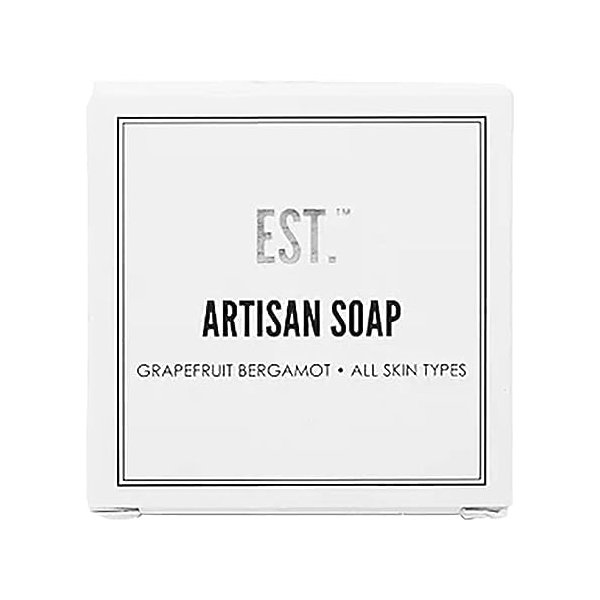 World Amenities EST. Artisan Hand Soap with Grapefruit-Bergamot fragrance, Travel Size Hotel Amenities - 1oz/30 grams (Pack of 48)