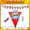 Breling 8 Pcs Hero Birthday Party Banner Hero Birthday Party Decorations Hero Paper Pennant Banner Garland Decor for Kids Boys Birthday Party Supplies Baby Shower Wall Decoration
