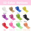 12 Pack 2" x 5 Yards Self Adhesive Elastic Bandage Wrap Stretch Self-Adherent Tape for First Aid,Sports, Wrist, Ankle (12 Colors)