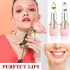 LZYLLS 2 Pack Crystal Jelly Flower Lipstick,Magic Temperature Color Change Lip Gloss Lip Stick PH Clear Magic Lipstick Long Lasting Nutritious Moisturizing Lip Balm（Set C）