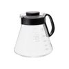 Hario V60 Glass Range Coffee Server, 800ml, Black
