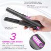 Cordless Hair Straighteners with Comb & Safety Lid，Straightening & Curling 2 in 1, Fast Heating and Rechargeable Hair Straightener in 5000mAh Great for On The Go, Portable for Travel