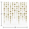 Creative Converting Sparkle and Shine Gold 50th Anniversary Beverage Napkins, 5"