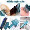 2Pcs 2-in-1 Hair Brush Cleaner & Remover Tool Brush Cleaning Tool Comb Cleaner Effective Hairbrush Cleaner Hair Brush Remover Rake for Man Woman Home Travel Salon Removing Hair Dust