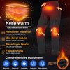 Women's Waterproof Pants Hiking Ski Snow Fish Fleece Lined Insulated Outdoor Golf Travel Pants,6080,Black,19