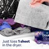 Downy Infusions Mega Dryer Sheets, Laundry Fabric Softener, CALM, Lavender and Vanilla Bean, 130 Count