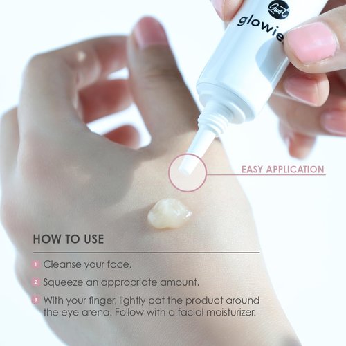 glowiest Dream Glow Collagen 82 Eye Cream- French Collagen eye cream Dark Circle under eye treatment korean eye cream, Glowing Day and Night Care Not Tested on Animals -0.7oz./20g