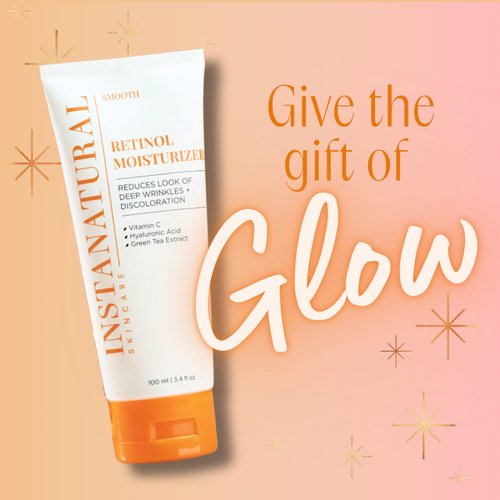 InstaNatural Retinol Moisturizer Nighttime Face Moisturizing Cream, Brightens and Reduces Signs of Aging, Wrinkles, Lines and Discoloration, with Vitamin C and Hyaluronic Acid, 3.4 Fl Oz