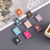 13 Pieces 1:12 Scale Miniatures Dollhouse Books with Mini Dollhouse Miniature Dollhouse Accessories Wooden Rack Bookshelf Mini Books Miniatures Furniture Decoration for Dollhouse Pretend Play Gift