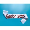 Conggluuo Senior 2025 sash,senior sashes class of 2025 senior sash White sash with Red Glitter graduation sash for Graduation Party Supplies 8 Pack senior sashes White Red 8pcs