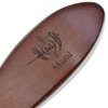 Murai By Giorgio GM6S Oval Cherrywood Facial Hair Brush - Exfoliating Natural Bristle Brush for Beard Grooming and Hair Care