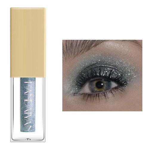 Glitter Liquid Eyeshadow Eyelid Color,Highly Pigmented Liquid Shimmer Eyeshadow Eye Glitter Makeup,Dry Fast Long Lasting Eye Makeup Eye Look,11
