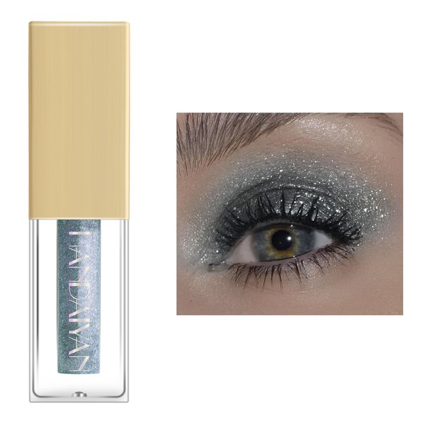 Glitter Liquid Eyeshadow Eyelid Color,Highly Pigmented Liquid Shimmer Eyeshadow Eye Glitter Makeup,Dry Fast Long Lasting Eye Makeup Eye Look,11