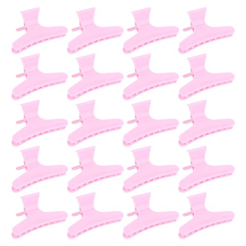 Hair Clips for Women,CIEHER 24 Pack Pink Hair Clips for Styling Sectioning,Butterfly Hair Clips,Chip Clips,Hair Claw,Butterfly Hair Clamps
