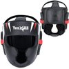 Yes4All Full Face Boxing Headgear - Adjustable Headgear for Muay Thai, MMA, Sparring, Kickboxing - Medium