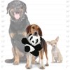 MIGHTY- Microfiber Ball Panda – Made with Squeaker Balls and Minimal Stuffing. Strong & Tough. Interactive Play Dog Toy. Machine Washable & Floats.