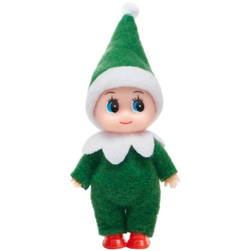 JOYIN Christmas Elf Plush Doll, Green Tiny Soft Plush Christmas Elf Doll Accessories for Christmas Holiday Decorations, Christmas Dress-Up Party.