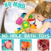 Mold Free Baby Bath Toys - Infant Baby Toys 6-12 12-18 Months - Water Table Toys Pool Toys Fish Bathtub Toys for Toddler 1-3 - Valentines Day Gifts for Boys Girls Easter Basket Stuffers Toy Boats
