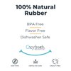 Oxyfresh Dog Dental Toy - Best Durable Rubber Dog Chew Toy for Aggressive Chewers - Removes Plaque, Cleans Teeth & Freshens Breath Without Brushing (Small)