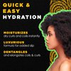 MY BLACK IS BEAUTIFUL Nourishing Leave-In Conditioning Cream, for Curly and Coily Hair with Coconut Oil, Honey, and Tumeric, 6.3 fl oz