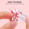 Makartt Nail Stand for Press On Nails Display Practice Art Magnetic Fake Nail Holder for Painting Nails Stand for False Nail Designs with Double-sided Tape for Home DIY Beginner Salon Supplies