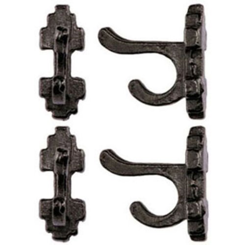 Handley House Dollhouse Miniature Pewter Finish Wall Hooks
