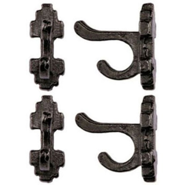 Handley House Dollhouse Miniature Pewter Finish Wall Hooks