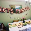 LaVenty LET'S PAR TEA Balloons Tea Party Birthday Banner Tea Party Decorations Lets Par-Tea Party Decor Par Tea Baby Shower Par Tea First Birthday Decoration Flower Garland (Floral Banner)