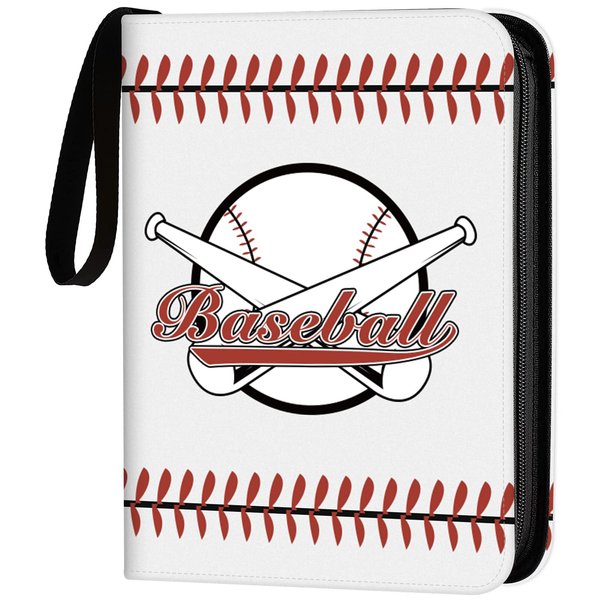 ANNOR Baseball Card Binder, 9-Pocket Trading Card Binder, Fits 720 Cards with 40 Removable Sleeves, 3 Ring Album for Card Collection Storage - White