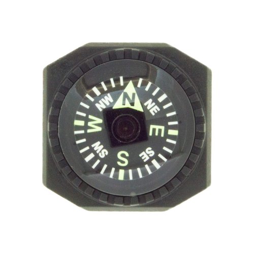 Sun Company Slip-On Wrist Compass - Easy-to-Read Compass for Watch Band or Paracord Survival Bracelet
