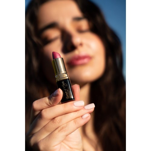 𝗘𝘀𝘀𝗲𝗻𝗰𝗲 𝗼𝗳 𝗔𝗿𝗴𝗮𝗻 Deep Moisturizing Pink Lipstick, Long Lasting Lipstick & Lip Care with Pure Organic Argan Oil, Shea Butter, Jojoba Oil & Aloe Vera Hydrating Lipstick, Precious Pink
