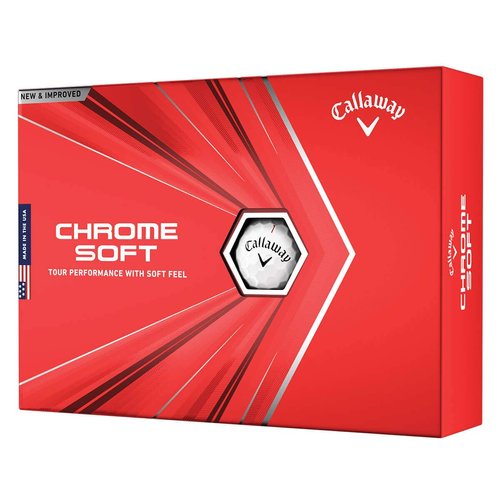 2020 Callaway Chrome Soft Golf Balls (White)