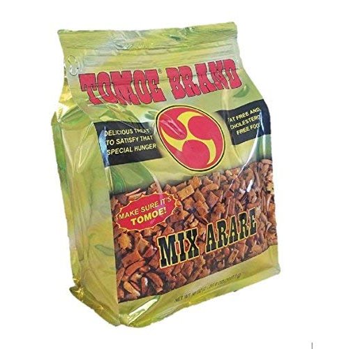 Tomoe Brand Hawaiian Mix Arare Rice Crackers (38 Ounce Bag) ( Pack of 3 )