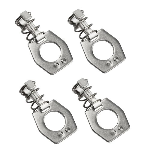 Water Heater Cam Lock,Water Heater Door Cam Lock,RV Water Heater Cam Lock Parts,RV Camper Door Latch Fastener,Metal Water Heater Door Latch(Silver -4 Pack)