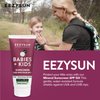EEZYSUN Babies & Kids SPF 50 Mineral Sunscreen | Dermatologically Tested for Sensitive Skin | Contains Aloe Vera | Sweat/Water Resistant | Cruelty-Free | Reef-Safe | Travel Size - 3.3 FL OZ
