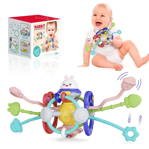 OSIMILY Montessori Toys for 1 Year Old, Baby Toys for 6-12-18 Months, Travel Sensory Toys for Toddlers 1-3, Learning Fine Motor Skills| 1st Birthday Gifts Boy 12 Months +