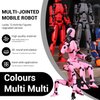 Updated Assembly 6 Pack T13 Action Figure, Titan 13 Action Figures, Dummy 13 Action Figure Set,Nova 13 Robot Toy, Lucky 13 Action Figure 3D Printed Multi-Jointed Movable, Birthday Gift for Kids Boy