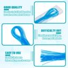 1000 Pcs Floss Threaders for Braces, Bridges, and Implants Dental Threader, Multifunctional Nylon Loop Design for Your Teeth, Pack of 20 (Blue)